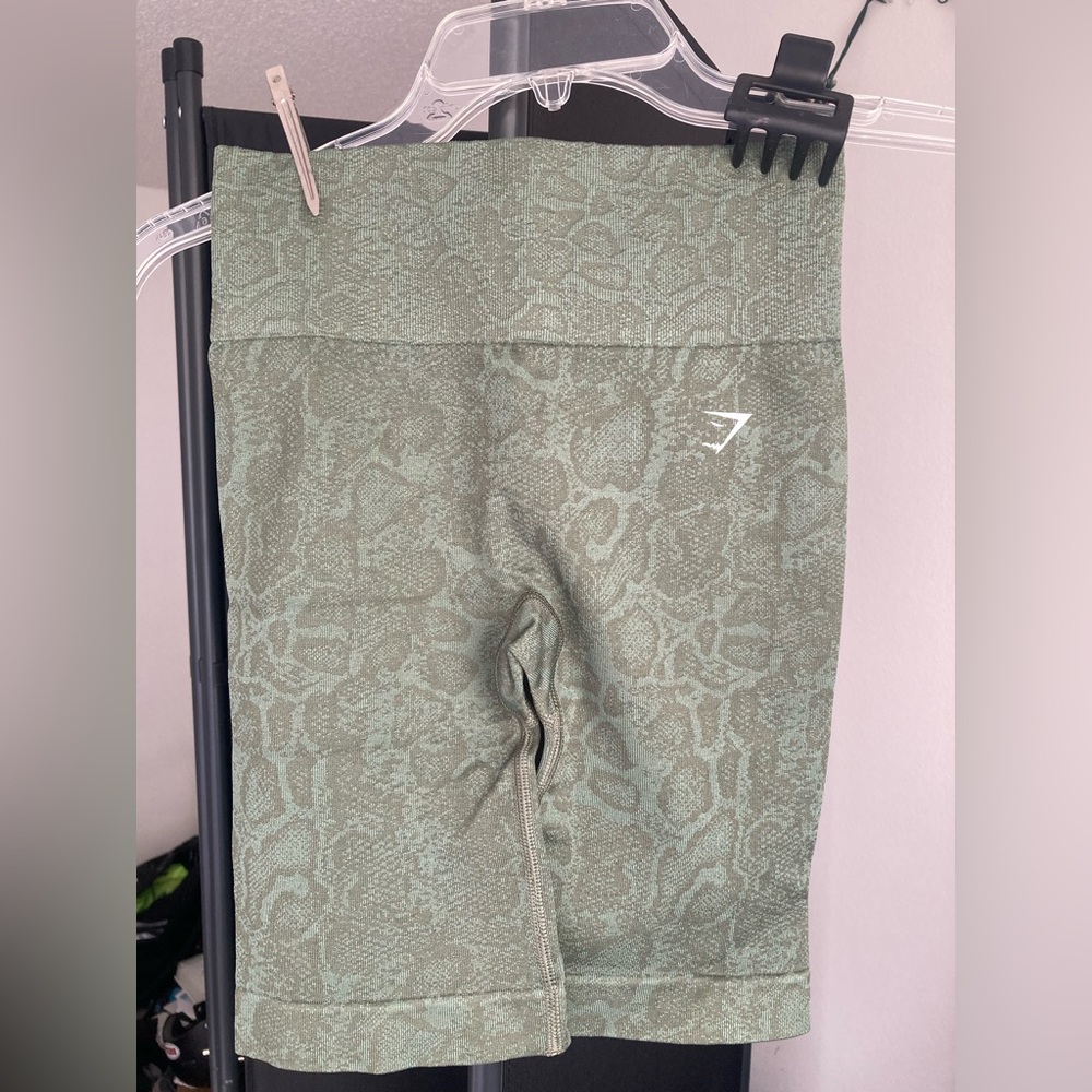 Green Patterned Leggings